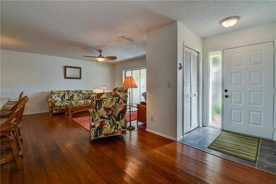 Entry with living room view