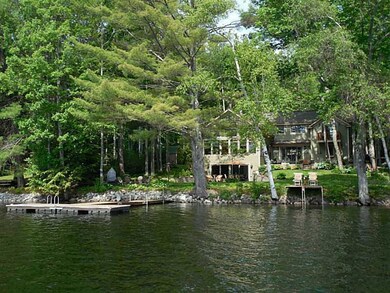 Exterior Front. water frontage 109 feet.