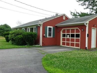 Exterior Front. One car garage and...