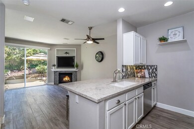 View of living area from kitchen