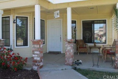 Inviting front porch.