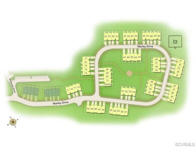 Map of community - home will be on Lot 68