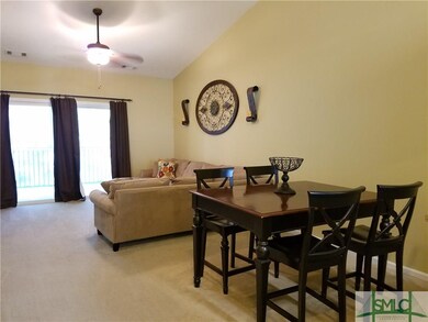Love this open feel with tall cathedral ceilings!