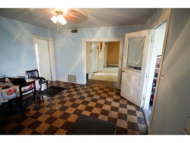 Dining room viewed from stairway to 2nd floor, loo