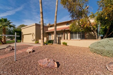 front view to west
