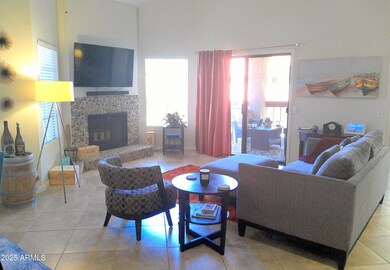 Spacious LR w/FP & TV