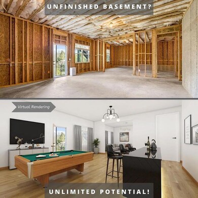 Hayden unfinished basement
