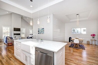 Kitchen is open to both Living Room and Dining Roo