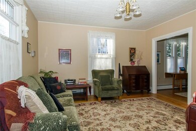 The front parlor/living room also...
