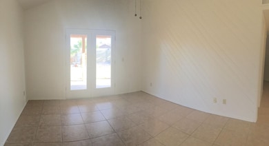 Living Room with French Doors