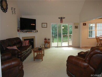 View of den from foyer.
