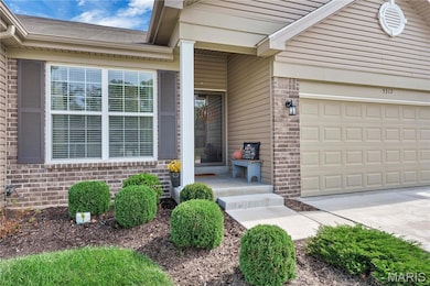 Lovely Covered Front Porch & Landscaping