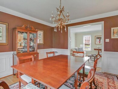 Another view of the dining room showing the caseme