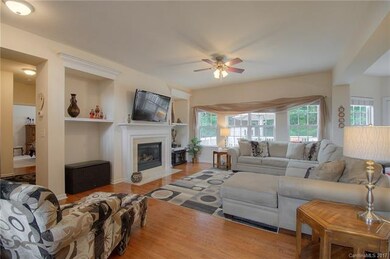 Spacious great room w/gas fireplace, plenty of win