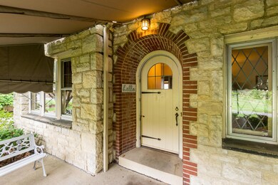 Covered front porch