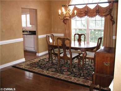 Dining Room - Custom drapes, chairrail molding, ha