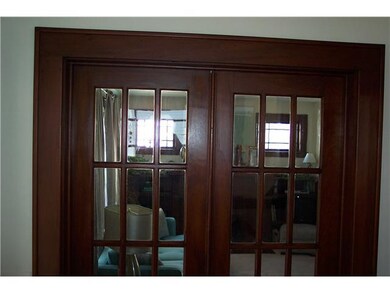 Living Room French Doors to living room