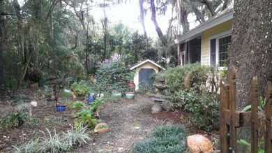 spacious yard