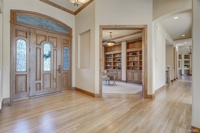 Grand foyer welcomes you to the open and inviting 