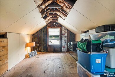 Unfinished attic