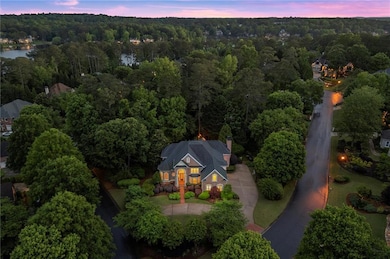 Aerial view of property and surrounding area