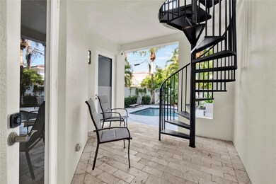 Entrance into separate cabana.