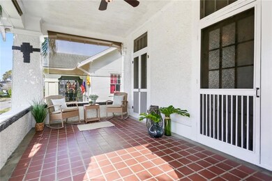 Large, inviting, covered front porch