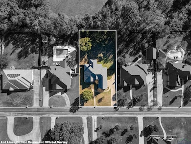 View of property location featuring property parcel outlined