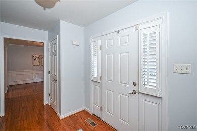 Spacious foyer.