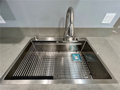 Kitchen view of a sink