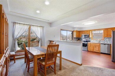 Open concept Dining Room with a Bay Window!