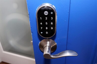 You'll find Smart Yale lock, controlled on site or