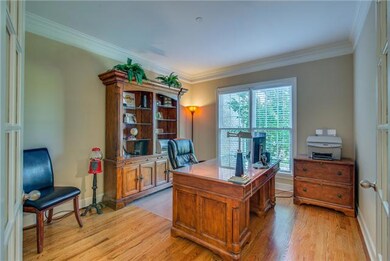The perfect space for an office, library or music room.  The french doors add great detail to this room.