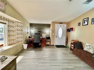 Living room & front door entryway