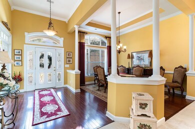 The Front Entrance/Foyer features a custom front d