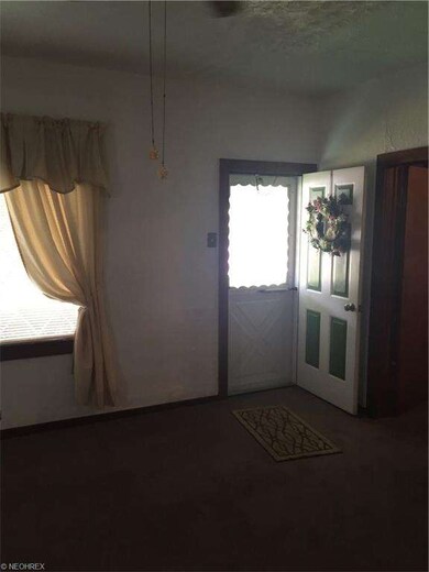 Living room, front door