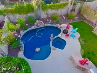 Arial Views of Rear Yard