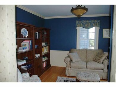 Living Room Could be den, office or library off fr