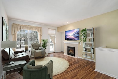 staged village circle
