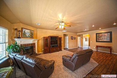 Master suite sits off great room