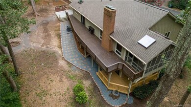 aerial photo - new roof in 2018. Landscaped 2020 -