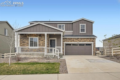 Craftsman inspired home featuring concrete drivewa