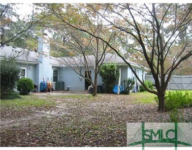 Exterior Back. large yard