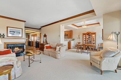 Large, open living & dining space