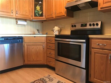 Beautiful wood cabinets with all new stainless ste