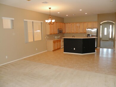 Kitchen to Entry From Family Room