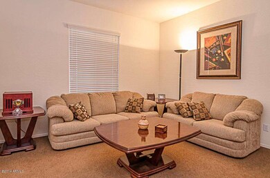 Living Room at the Front of the Home