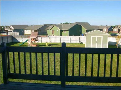 Overlooking Backyard From Deck