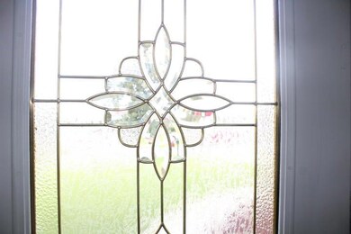 Etch glass Front door