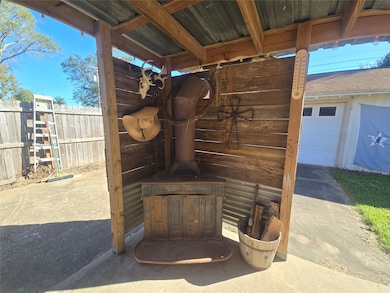 Back Porch fireplace